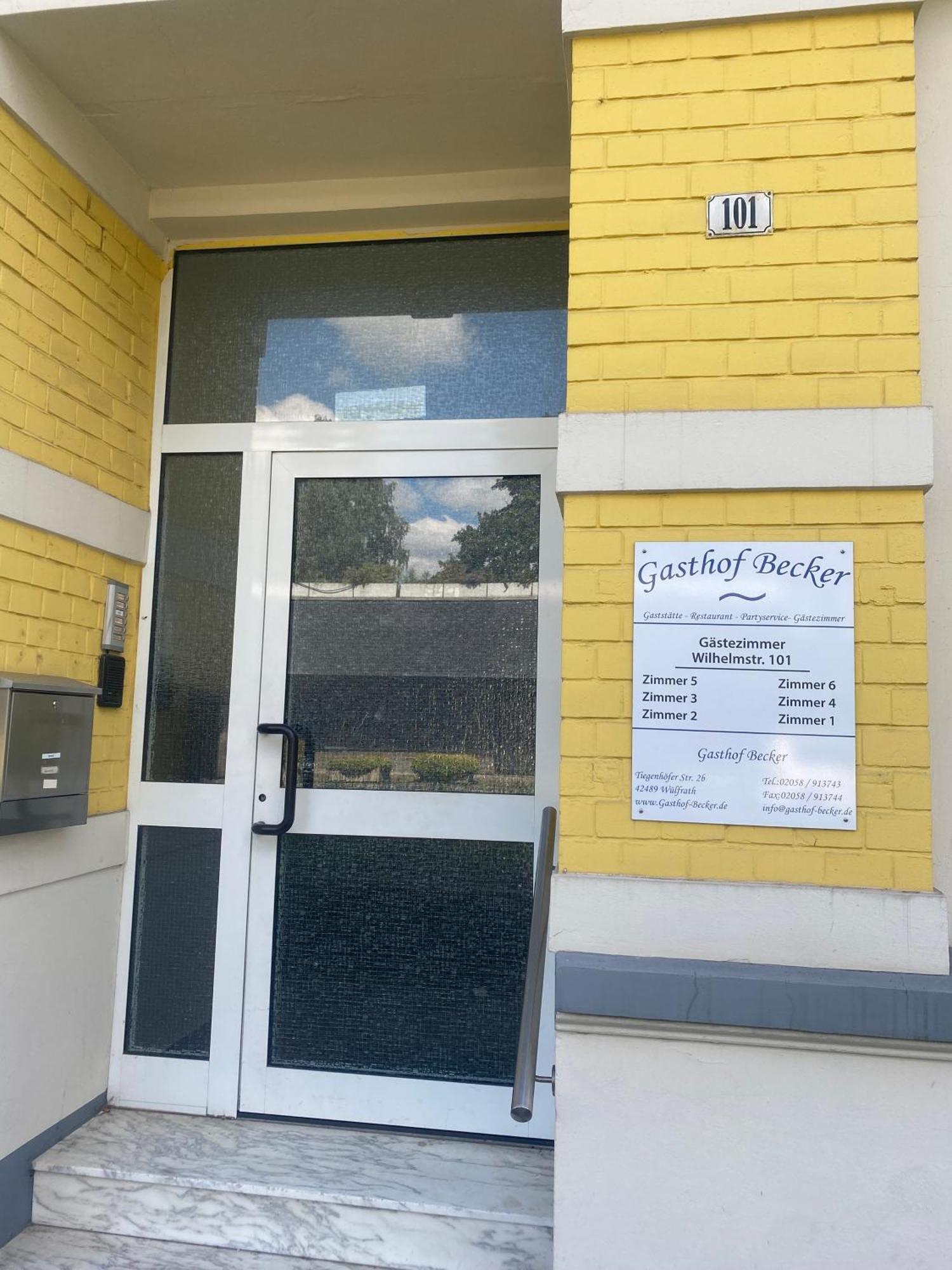 מלון Wulfrath Gaestezimmer Gasthof Becker מראה חיצוני תמונה